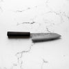 Hajimaru Ginsan Nashiji Santoku 170mm - Ebony