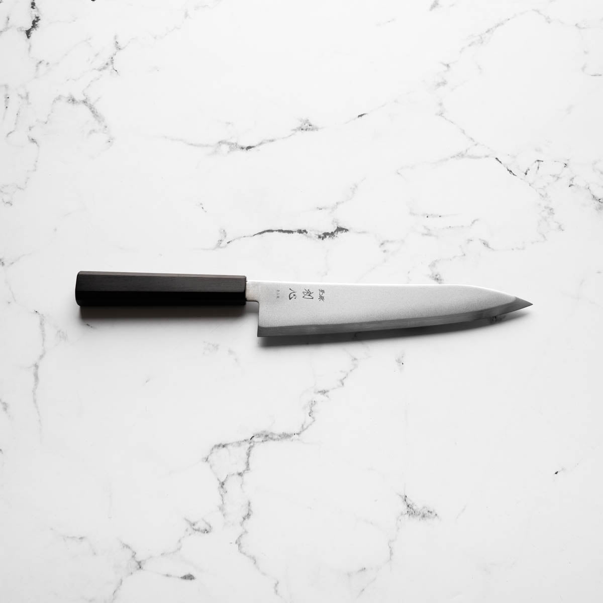 Hatsukokoro Kaijin Blue 2 Stainless Clad Gyuto 210mm - Mono Ebony