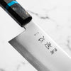 Hatsukokoro Kaijin Blue 2 Stainless Clad Kiritsuke Gyuto 210mm - Maple Turquoise