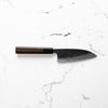 Hatsukokoro Kurokaze Blue 2 Kurouchi Double Bevel Deba 150mm