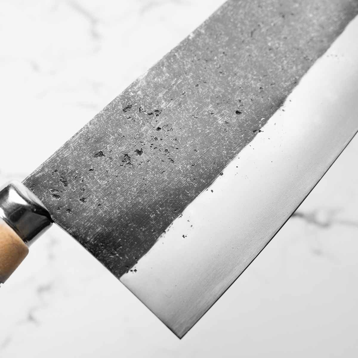Hatsukokoro Sentan Blue 2 Kurouchi Chinese Cleaver 170mm