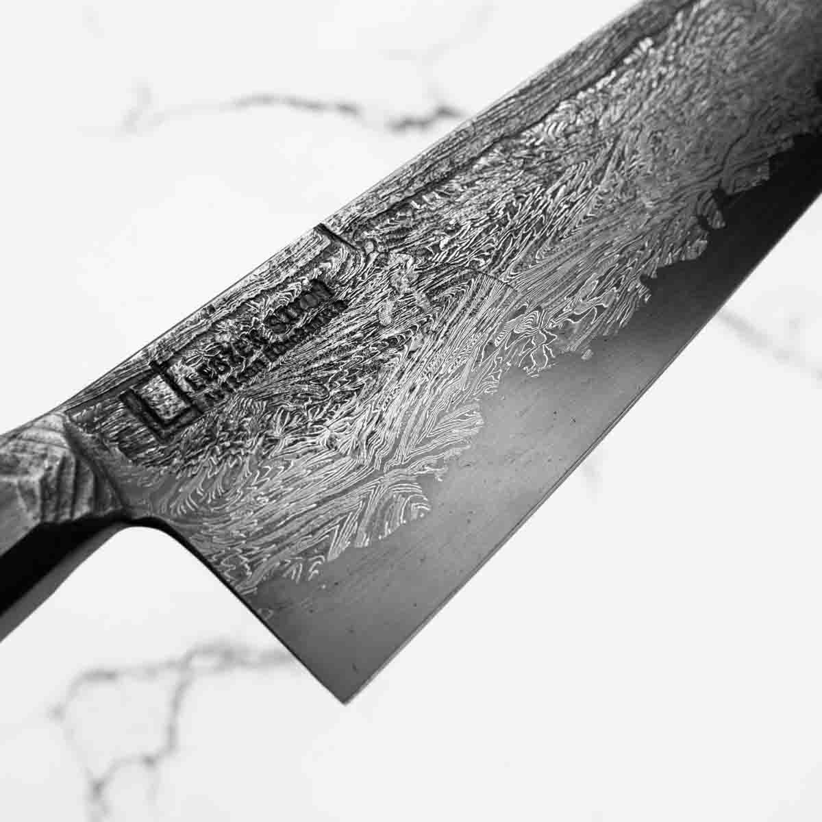 Leszek Sikon 65 Layer Damascus Gyuto - view 5