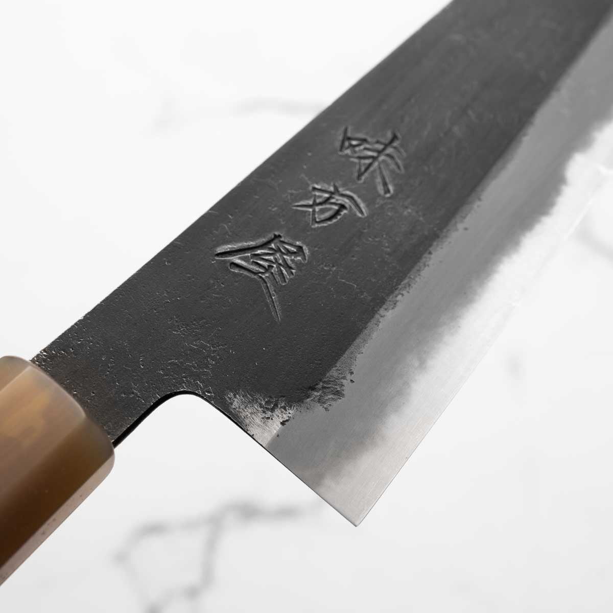 Mutsumi Hinoura Ajikataya White 2 Gyuto 210mm - Maple & Double Blonde - view 5