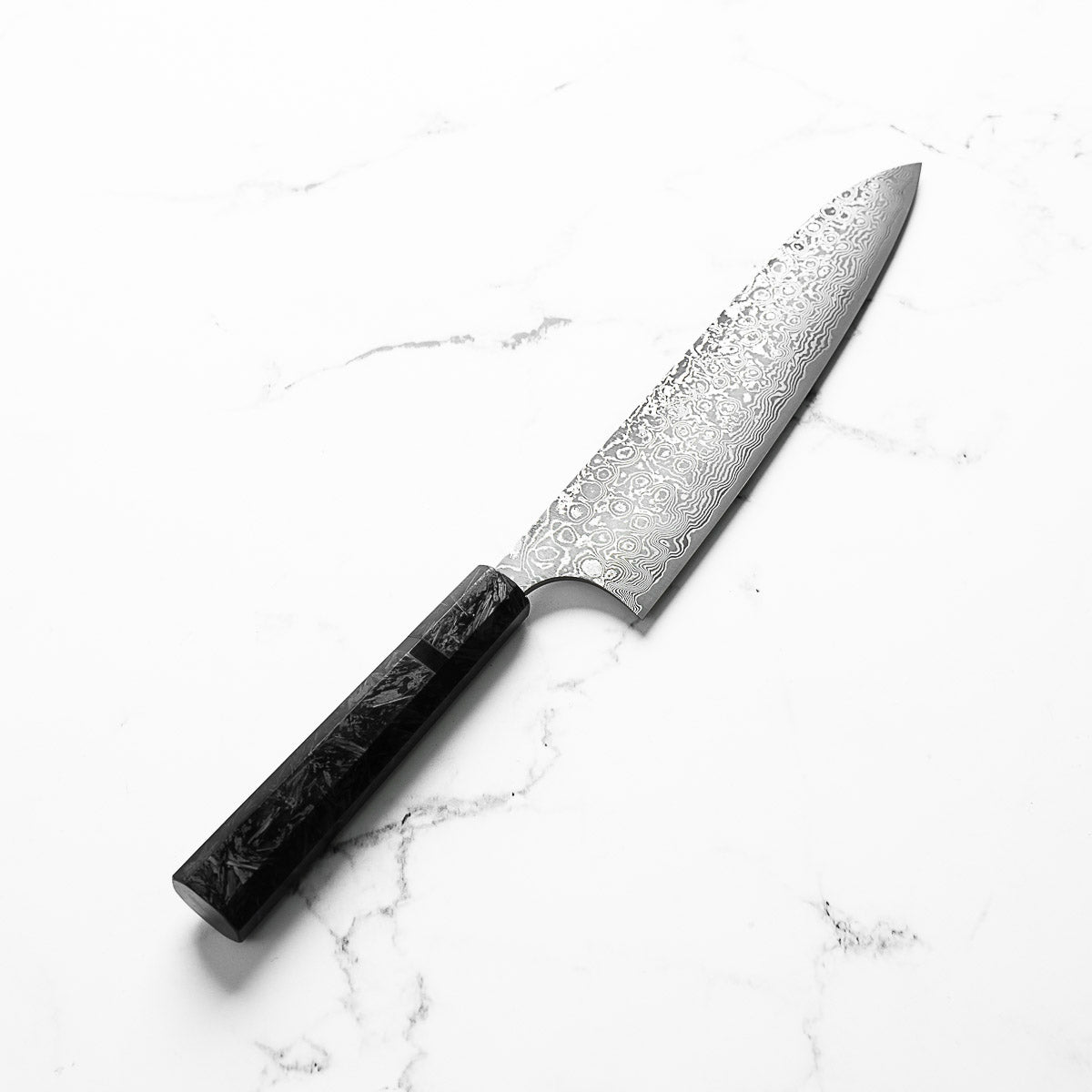 Masakage Kumo Gyuto 210mm - Dark Carbon Fibre
