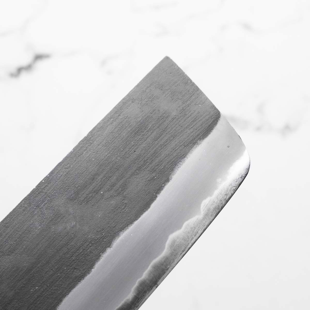 Mutsumi Hinoura Ajikataya White 2 Nakiri 165mm - Ebony / White Horn
