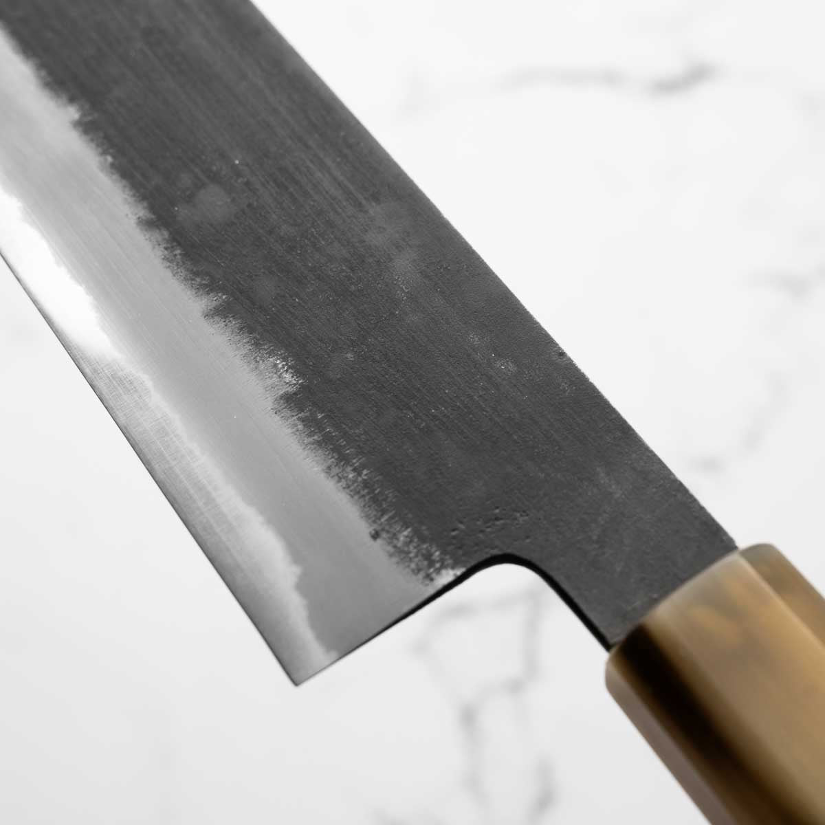 Mutsumi Hinoura Ajikataya White 2 Nakiri 165mm - Ebony & Blonde - view 6