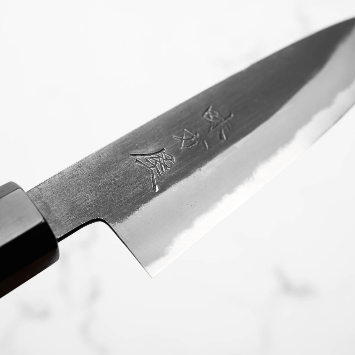 Mutsumi Hinoura Ajikataya White 2 Petty 135mm - Bocote & Black Horn