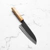 Mutsumi Hinoura Ajikataya White 2 Santoku 165mm - Spalted Maple