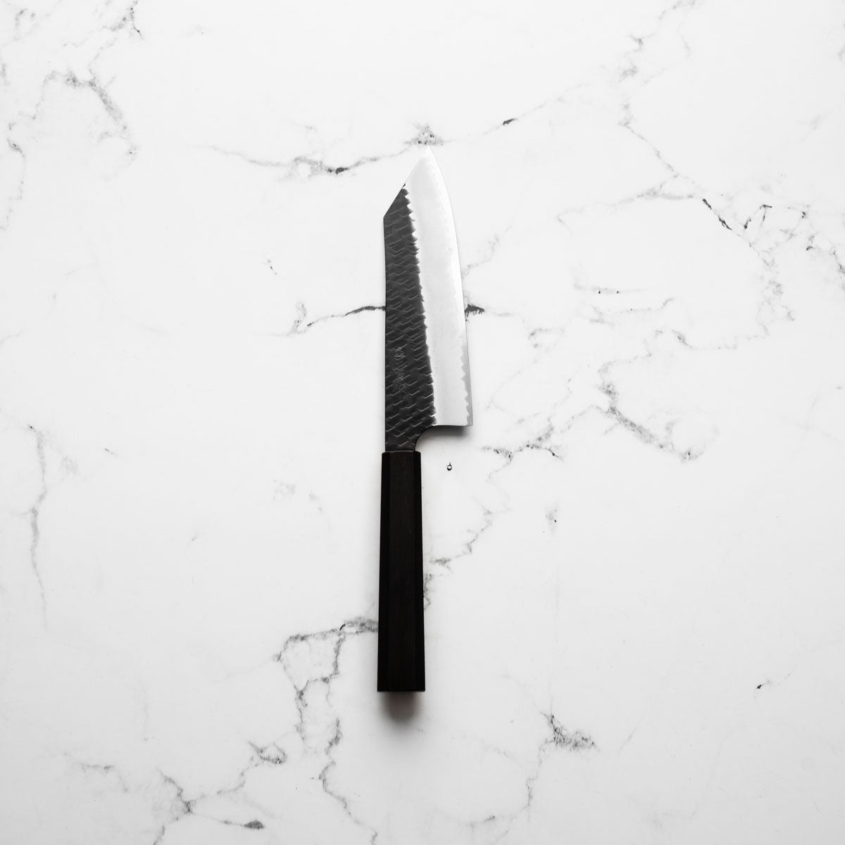 Nigara Hamono SG2 Kurouchi Tsuchime Bunka 180mm - Ebony
