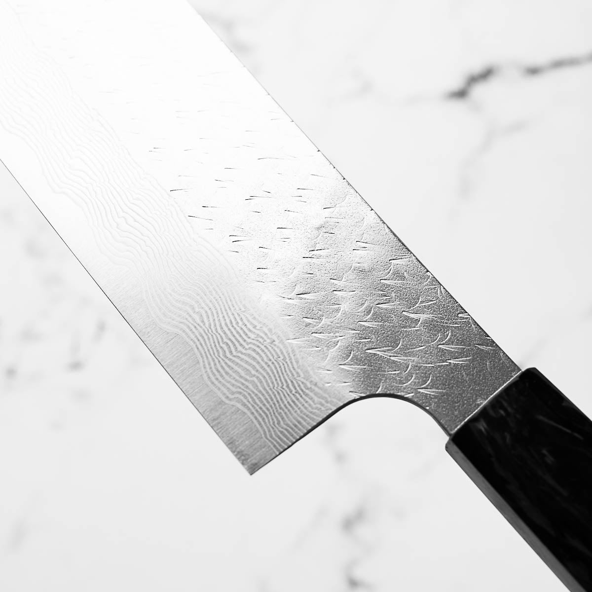 Nigara Hamono SG STRIX Kiritsuke Nakiri 165mm - Dark Carbon Fibre