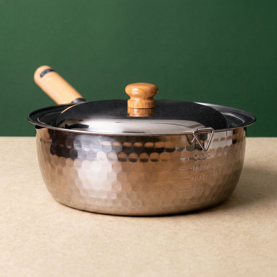 Yoshikawa Stainless Yukihira Saucepan 22cm