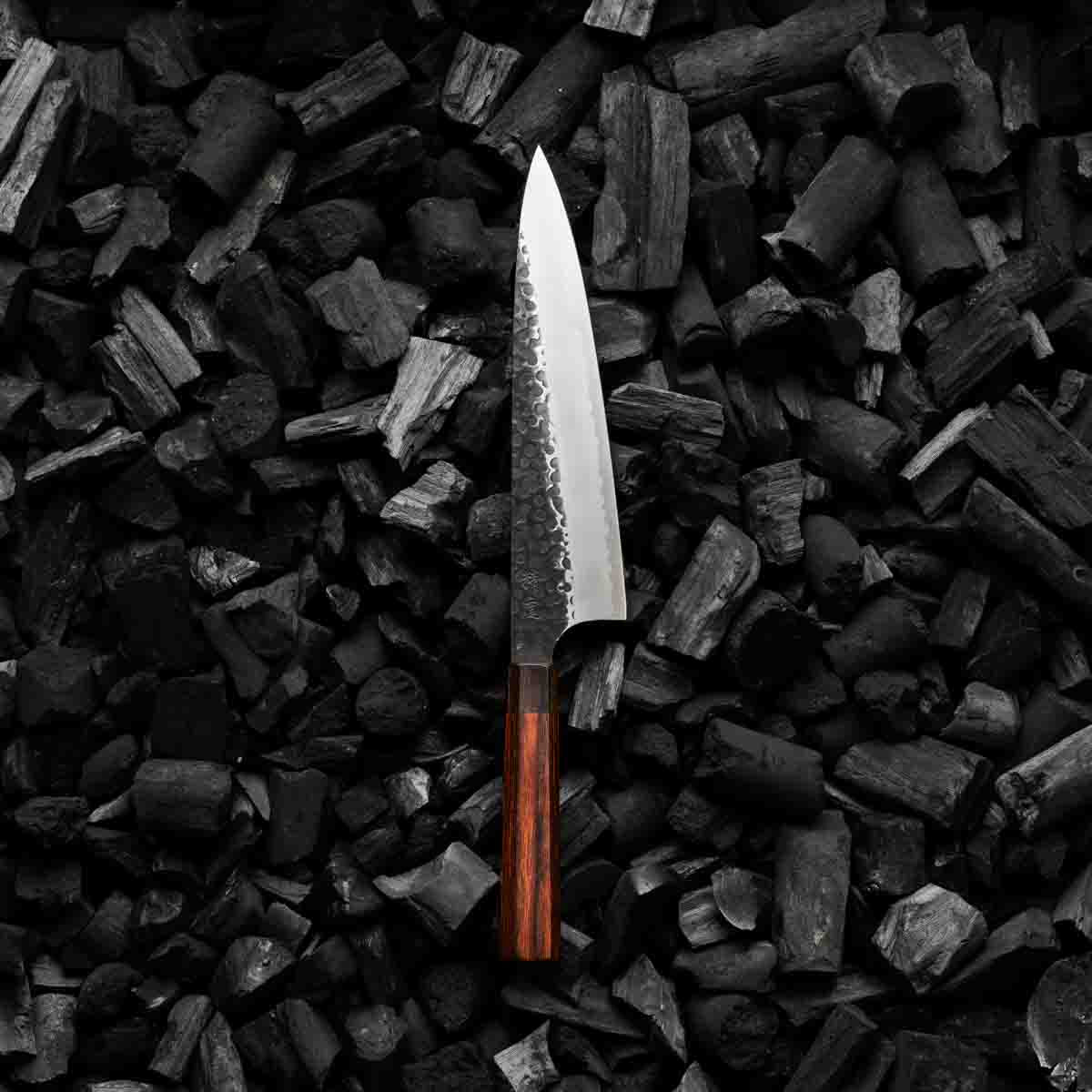 Seido Ginsan Kurouchi Tsuchime Gyuto 210mm