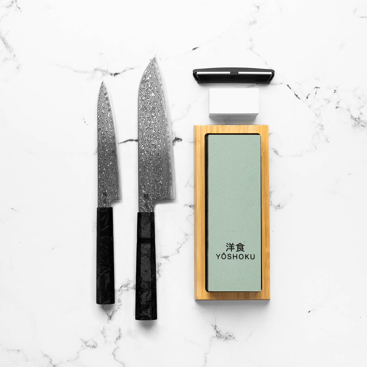 Seido VG10 Kurozome Nickel Damascus 2 Knife Set – Chefs Edge