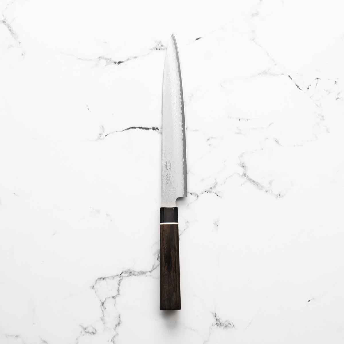 Senzo Black VG10 Damascus Yanagiba 210mm