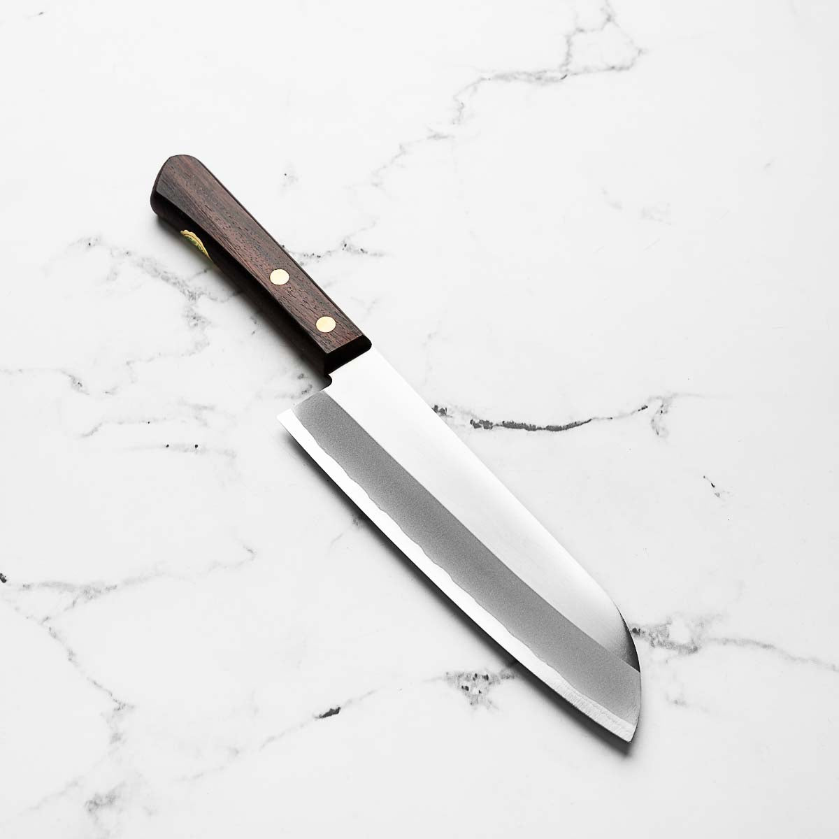 衛生日用品 siba Shibamasa VG5 Brown Santoku – Chefs Edge - Handmade Japanese