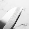 Shibamasa VG5 Damascus Santoku - Black Handle