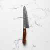 Shigeki Tanaka R2 Damascus Gyuto 180mm - Western Ironwood - blade detail