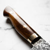 Shigeki Tanaka R2 Damascus Gyuto 180mm - Western Ironwood - view 7