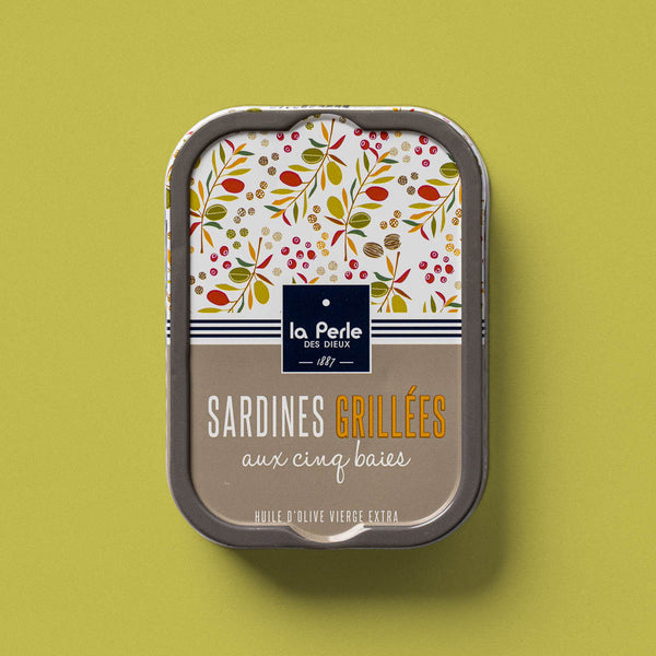 La Perle - des Dieux Grilled Sardines with 5 Berries