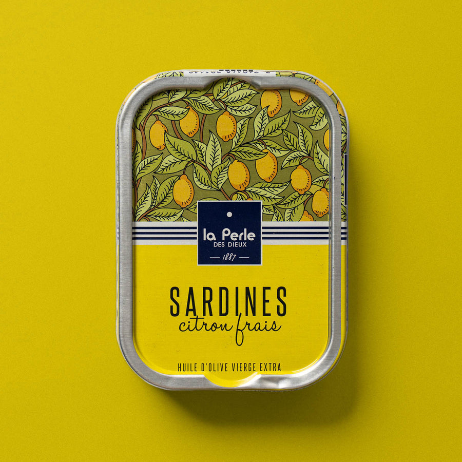 La Perle - des Dieux Sardines in Olive Oil with Fresh Lemon