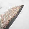 Takeshi Saji VG10-W Nashiji Rainbow Damascus Gyuto 210mm - Dark Maple