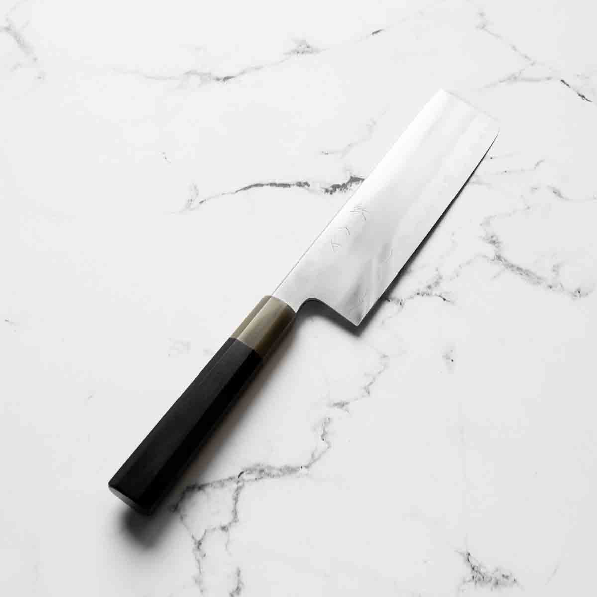 Tetsujin Hamono Ginsan Metal Flow Nakiri 180mm