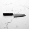 Tsunehisa AUS-10 Nawame Tsuchime Santoku 165mm - Ebony