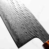Tsunehisa AUS-10 Nawame Tsuchime Santoku 165mm - Sandalwood