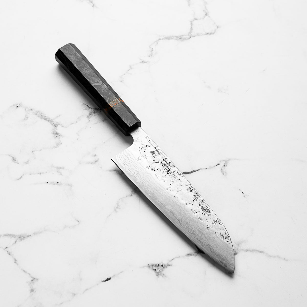 Tsunehisa SLD Washiji Santoku 165mm - Carbon Fibre