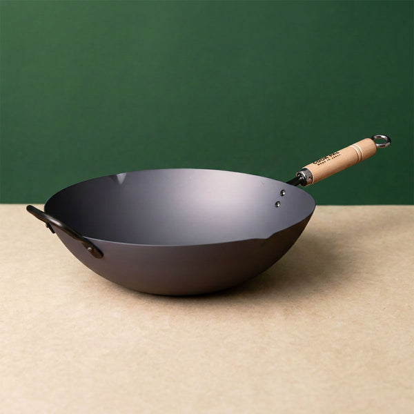 Yoshikawa Cook-Pal Carbon Steel Wok 36cm