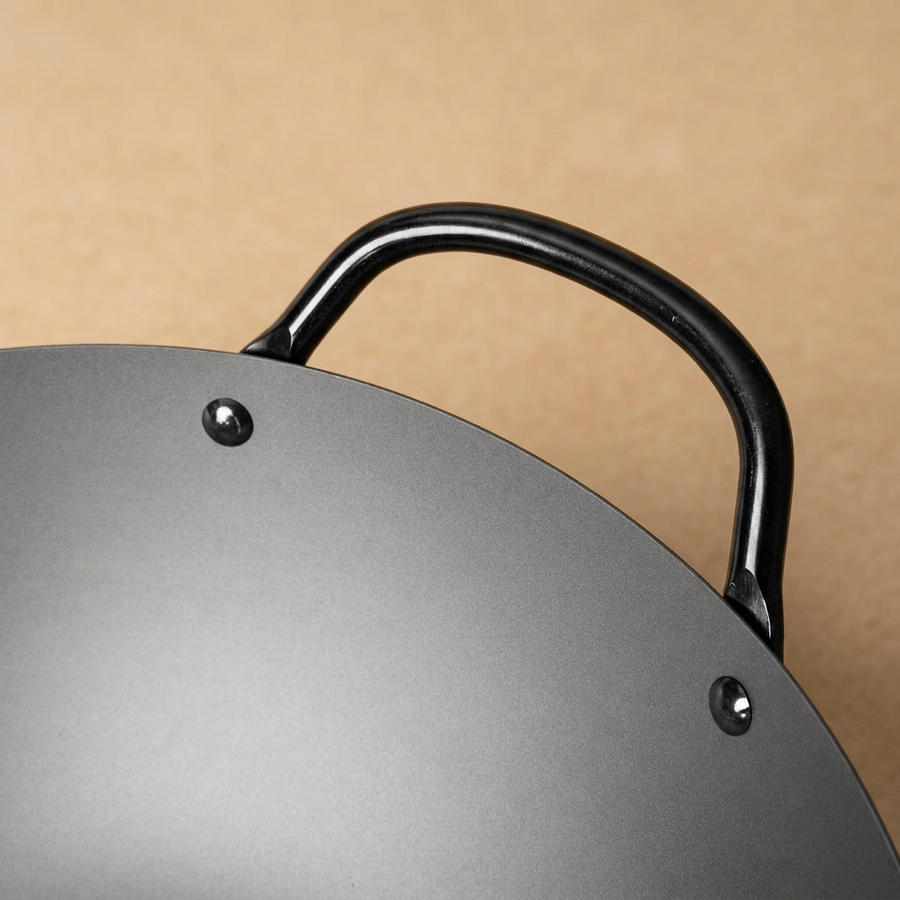 Yoshikawa Cook-Pal Carbon Steel Wok 36cm