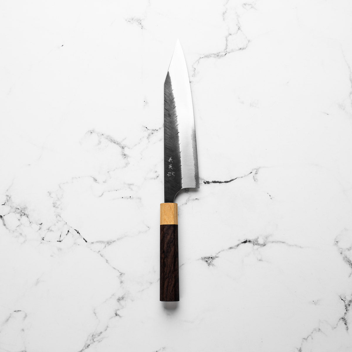 Yoshimi Kato Blue Super Kurouchi V-Tsuchime Kiritsuke 210mm
