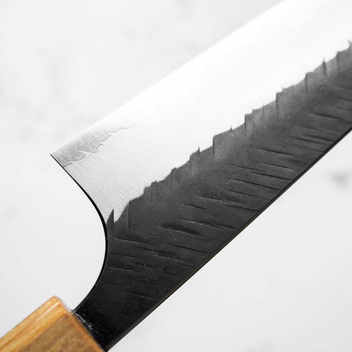 Yoshimi Kato Blue Super Kurouchi V-Tsuchime Kiritsuke 210mm