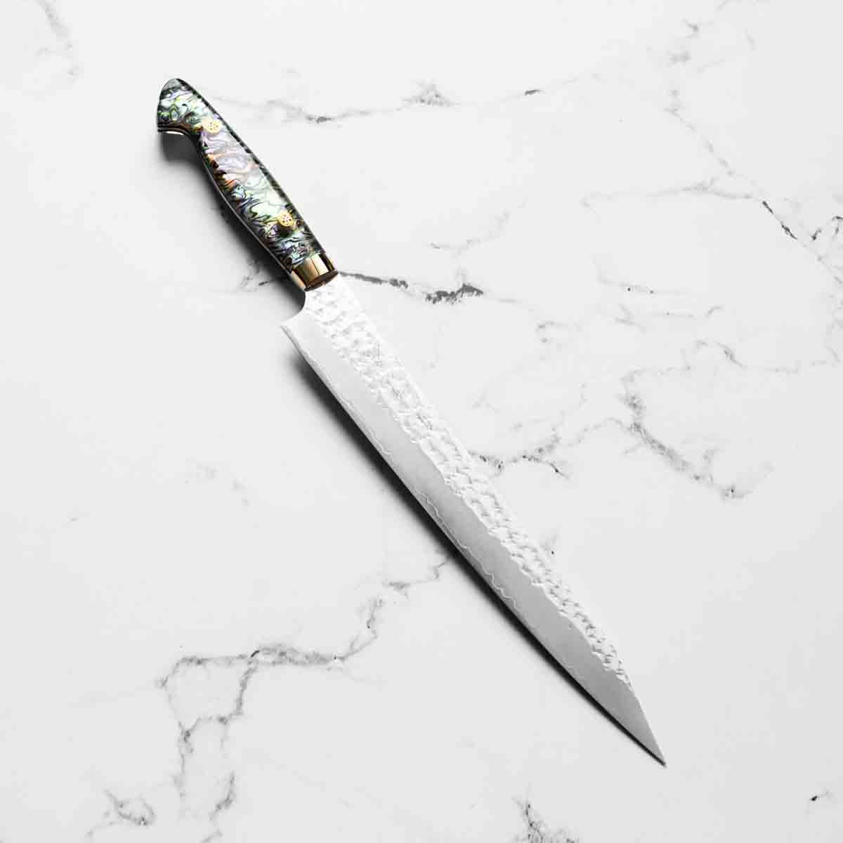 Yu Kurosaki SG2 Senko-Ei Sujihiki 240mm - Western Resin Handle
