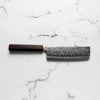 Yu Kurosaki Shizuku SG2 Nakiri 165mm - Honduran Rosewood - handle detail