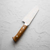 Takeshi Saji Blue 2 Rainbow Damascus Bunka 175mm