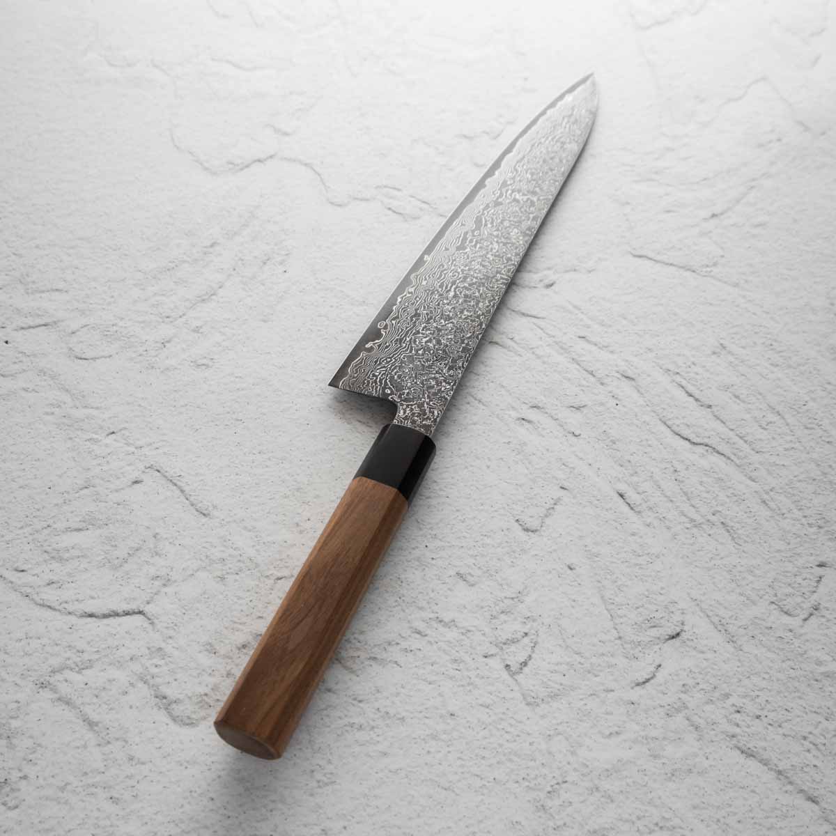 Shigeki Tanaka R2/SG2 Black Damascus Gyuto 240mmm