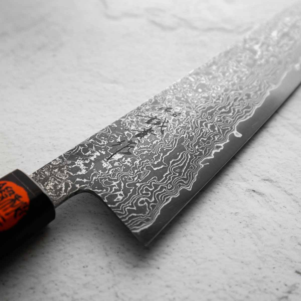Shigeki Tanaka R2/SG2 Black Damascus Gyuto 240mmm – Chefs Edge