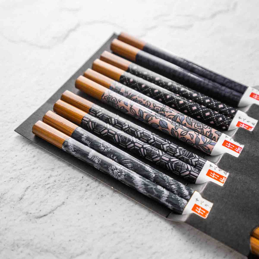Chopstick Set of 5 - Indigo